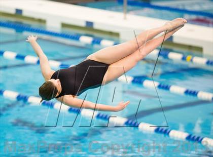 Thumbnail 3 in NYSPHSAA Girls Diving Final photogallery.