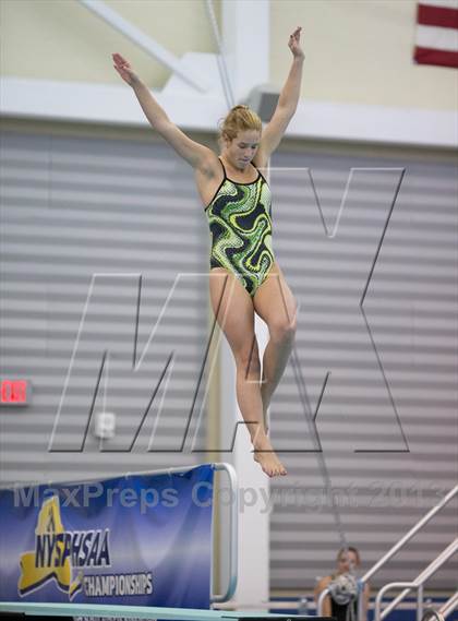 Thumbnail 1 in NYSPHSAA Girls Diving Final photogallery.