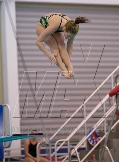 Thumbnail 2 in NYSPHSAA Girls Diving Final photogallery.