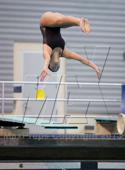 Thumbnail 1 in NYSPHSAA Girls Diving Final photogallery.