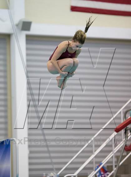Thumbnail 2 in NYSPHSAA Girls Diving Final photogallery.