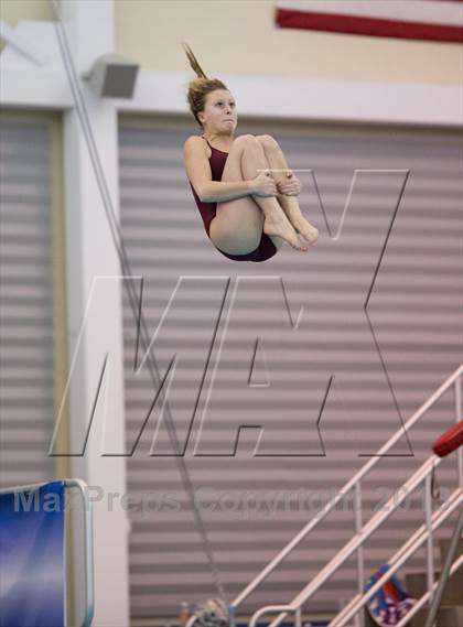 Thumbnail 1 in NYSPHSAA Girls Diving Final photogallery.