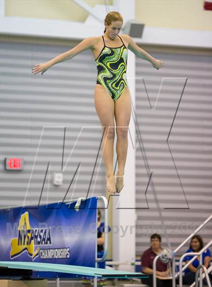 Thumbnail 1 in NYSPHSAA Girls Diving Final photogallery.