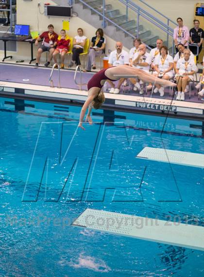 Thumbnail 3 in NYSPHSAA Girls Diving Final photogallery.