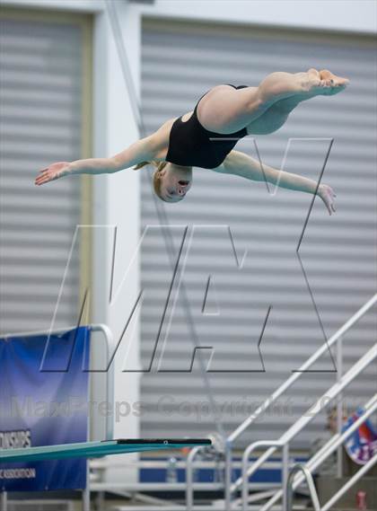 Thumbnail 2 in NYSPHSAA Girls Diving Final photogallery.