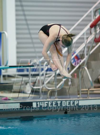 Thumbnail 1 in NYSPHSAA Girls Diving Final photogallery.