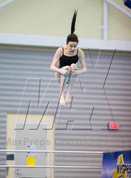 Thumbnail 2 in NYSPHSAA Girls Diving Final photogallery.