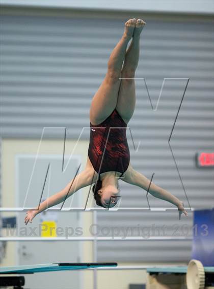 Thumbnail 2 in NYSPHSAA Girls Diving Final photogallery.