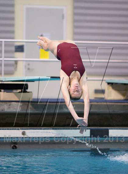 Thumbnail 2 in NYSPHSAA Girls Diving Final photogallery.