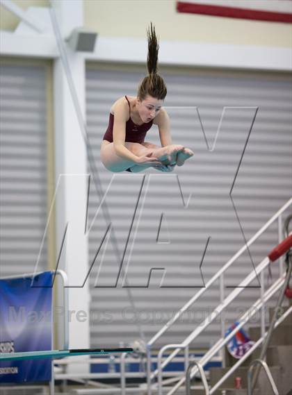 Thumbnail 2 in NYSPHSAA Girls Diving Final photogallery.