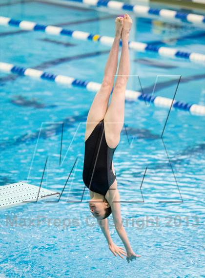 Thumbnail 3 in NYSPHSAA Girls Diving Final photogallery.