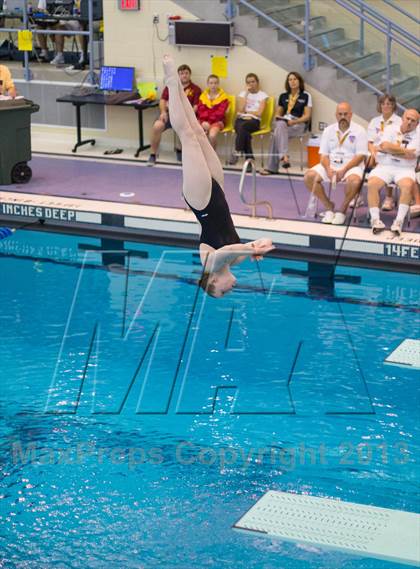 Thumbnail 2 in NYSPHSAA Girls Diving Final photogallery.