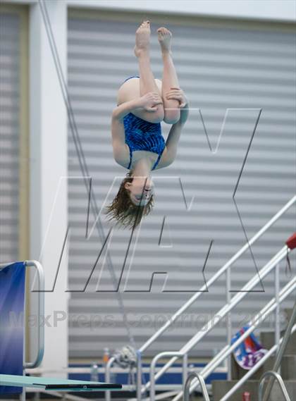 Thumbnail 1 in NYSPHSAA Girls Diving Final photogallery.