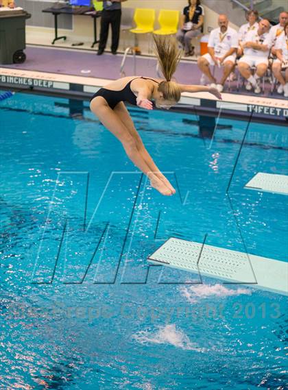 Thumbnail 2 in NYSPHSAA Girls Diving Final photogallery.