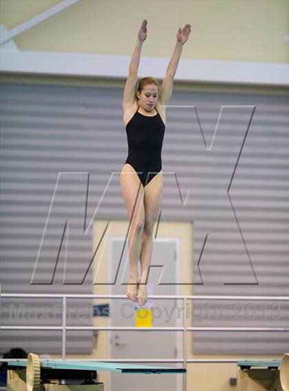 Thumbnail 2 in NYSPHSAA Girls Diving Final photogallery.