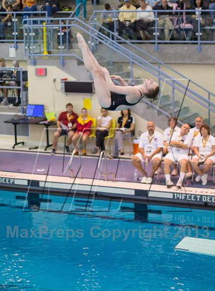Thumbnail 1 in NYSPHSAA Girls Diving Final photogallery.
