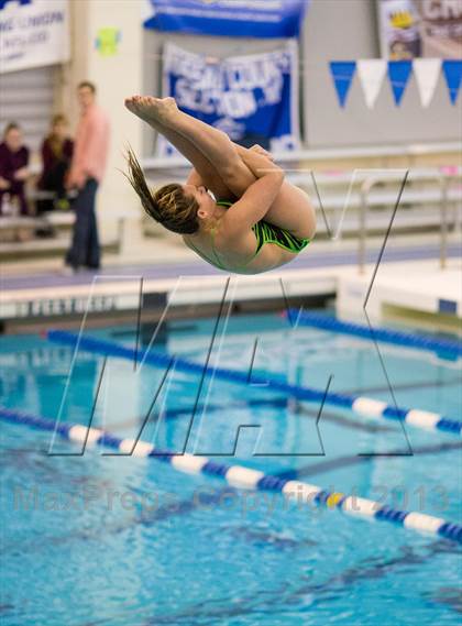Thumbnail 3 in NYSPHSAA Girls Diving Final photogallery.