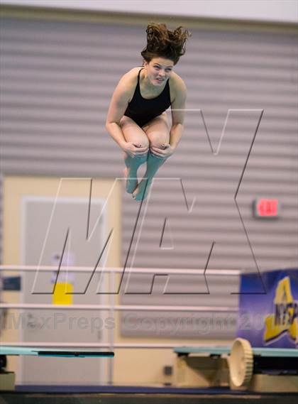 Thumbnail 3 in NYSPHSAA Girls Diving Final photogallery.