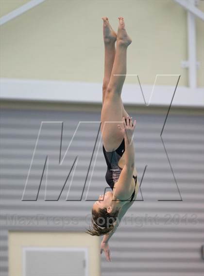 Thumbnail 3 in NYSPHSAA Girls Diving Final photogallery.