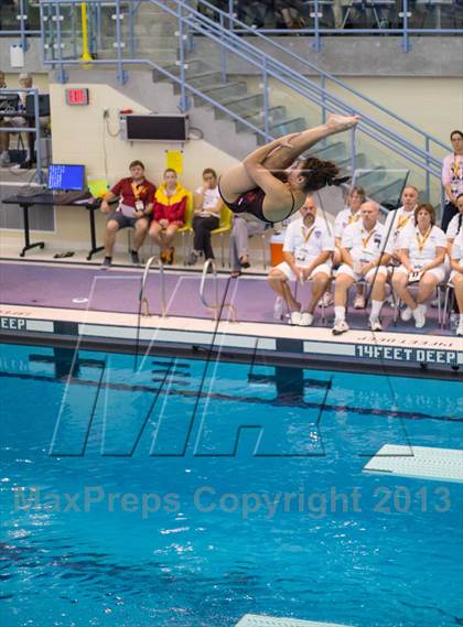 Thumbnail 3 in NYSPHSAA Girls Diving Final photogallery.