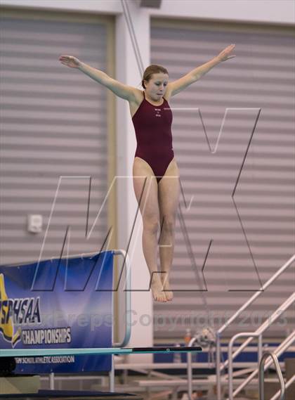 Thumbnail 1 in NYSPHSAA Girls Diving Final photogallery.