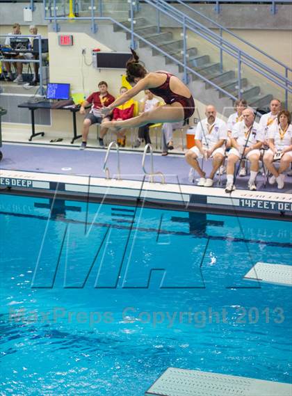 Thumbnail 2 in NYSPHSAA Girls Diving Final photogallery.