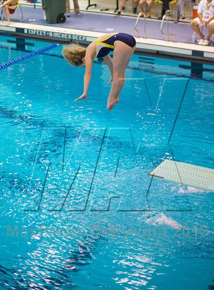 Thumbnail 3 in NYSPHSAA Girls Diving Final photogallery.