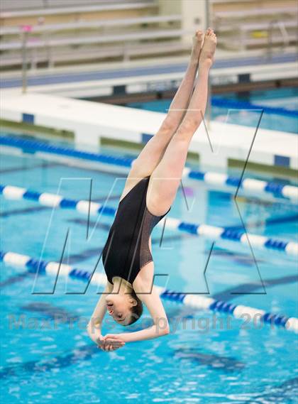 Thumbnail 1 in NYSPHSAA Girls Diving Final photogallery.
