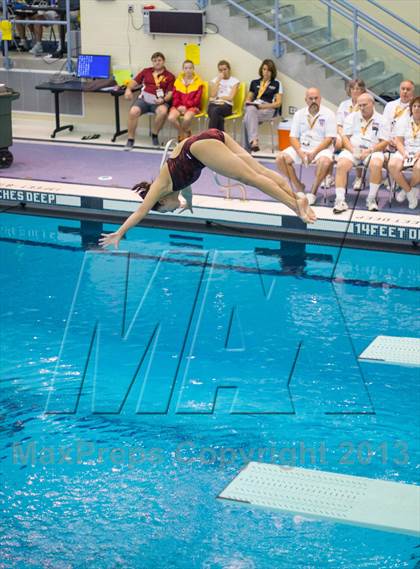 Thumbnail 1 in NYSPHSAA Girls Diving Final photogallery.