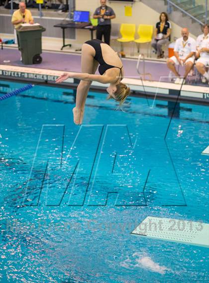 Thumbnail 1 in NYSPHSAA Girls Diving Final photogallery.