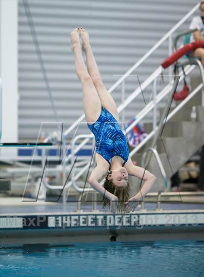 Thumbnail 2 in NYSPHSAA Girls Diving Final photogallery.