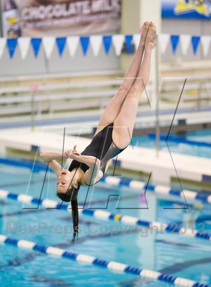 Thumbnail 2 in NYSPHSAA Girls Diving Final photogallery.