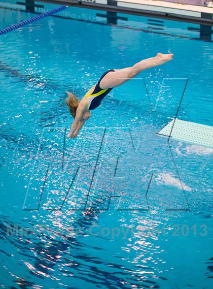 Thumbnail 1 in NYSPHSAA Girls Diving Final photogallery.