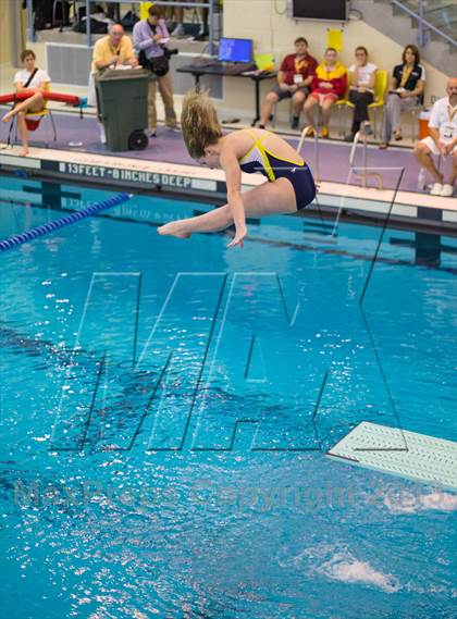 Thumbnail 2 in NYSPHSAA Girls Diving Final photogallery.