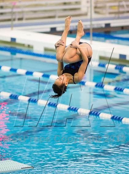 Thumbnail 1 in NYSPHSAA Girls Diving Final photogallery.
