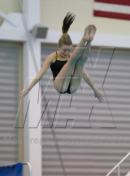 Thumbnail 1 in NYSPHSAA Girls Diving Final photogallery.