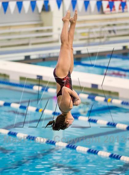 Thumbnail 3 in NYSPHSAA Girls Diving Final photogallery.