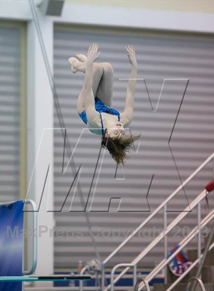Thumbnail 3 in NYSPHSAA Girls Diving Final photogallery.
