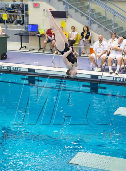 Thumbnail 1 in NYSPHSAA Girls Diving Final photogallery.