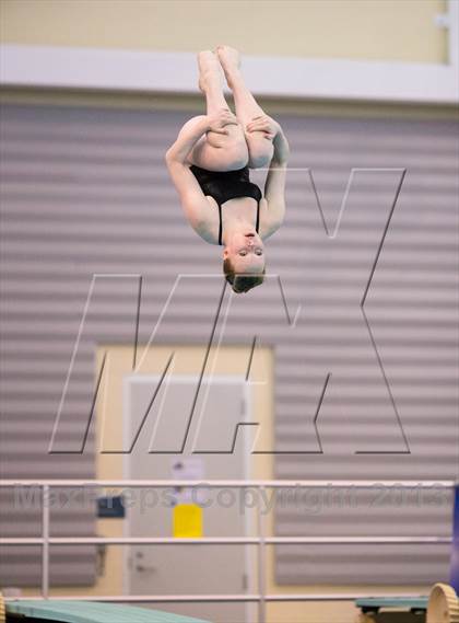 Thumbnail 3 in NYSPHSAA Girls Diving Final photogallery.