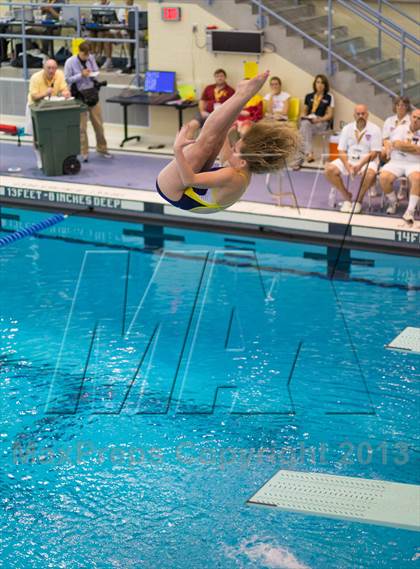 Thumbnail 3 in NYSPHSAA Girls Diving Final photogallery.