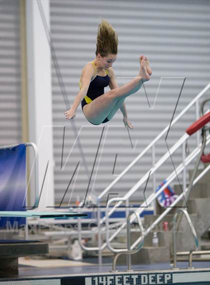 Thumbnail 2 in NYSPHSAA Girls Diving Final photogallery.