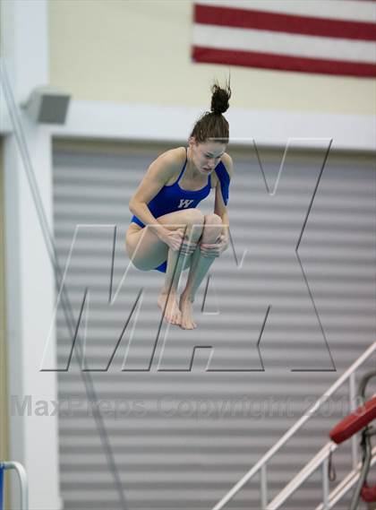 Thumbnail 1 in NYSPHSAA Girls Diving Final photogallery.