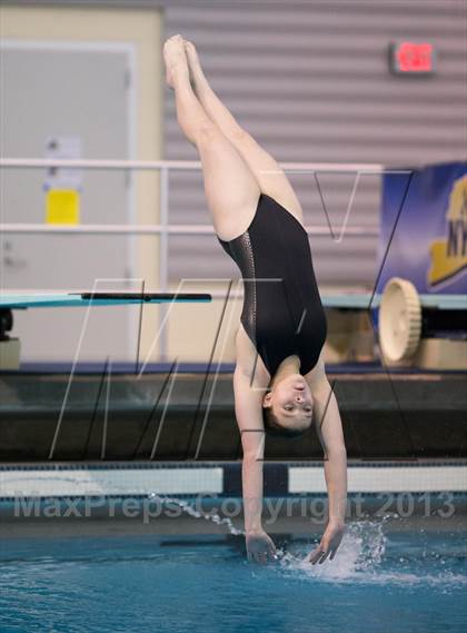 Thumbnail 1 in NYSPHSAA Girls Diving Final photogallery.