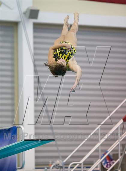 Thumbnail 3 in NYSPHSAA Girls Diving Final photogallery.