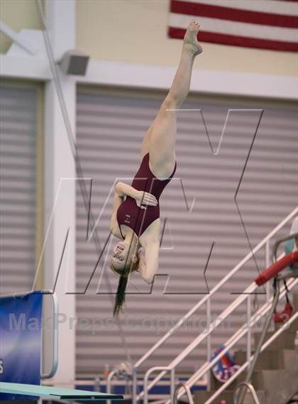 Thumbnail 2 in NYSPHSAA Girls Diving Final photogallery.