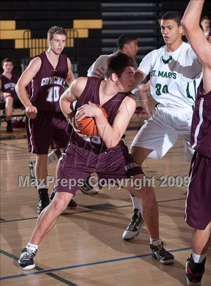 Thumbnail 1 in Lake Cowichan (British Columbia) vs St. Mary's (MaxPreps Holiday Classic) photogallery.