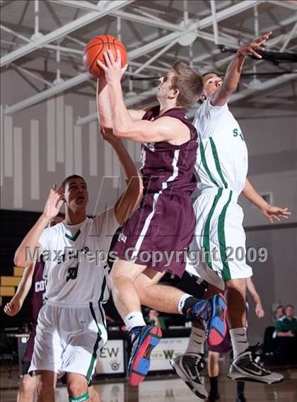 Thumbnail 2 in Lake Cowichan (British Columbia) vs St. Mary's (MaxPreps Holiday Classic) photogallery.