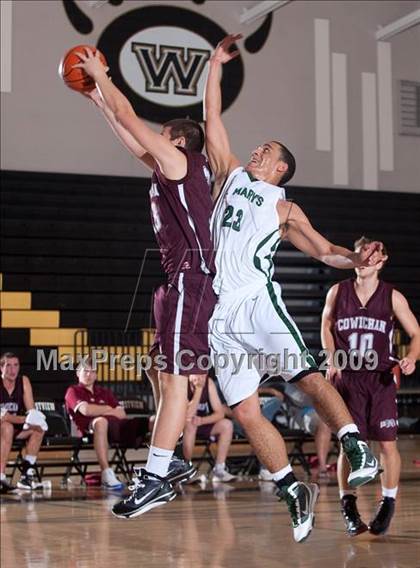Thumbnail 1 in Lake Cowichan (British Columbia) vs St. Mary's (MaxPreps Holiday Classic) photogallery.