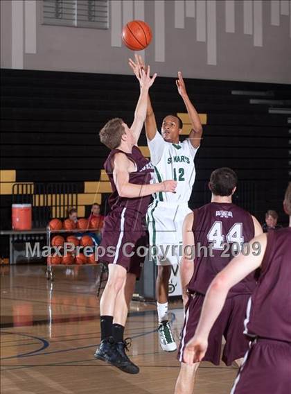 Thumbnail 1 in Lake Cowichan (British Columbia) vs St. Mary's (MaxPreps Holiday Classic) photogallery.